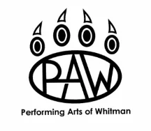 PAW Performing Arts of Whitman Paw Logo
