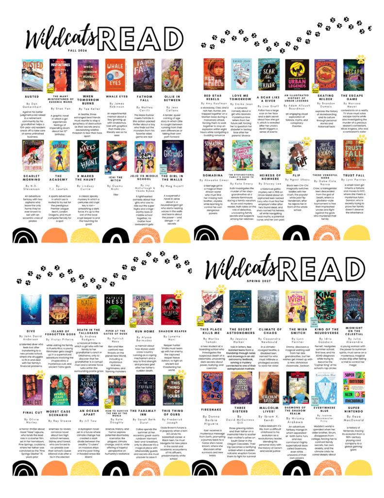 Grid of book covers of this year's top reads
