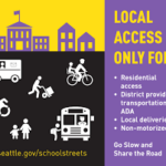 Local access only for rediential access, district provided transportation ADA local deliveries non motorized go slow and share the road