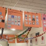 B.F. Day Hallway with Posters Hanging