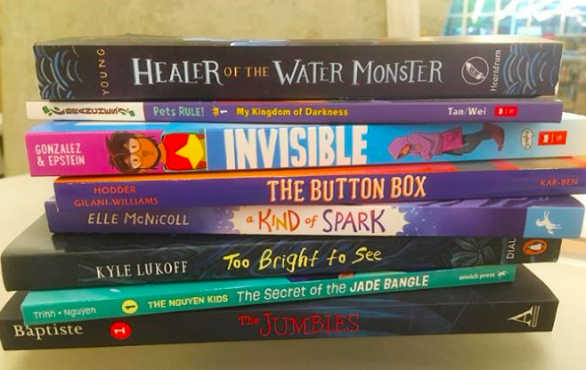 Stack of Books for reading challenge