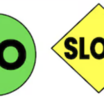 Traffic Signs: Rest Area, GO, Slow, STOP