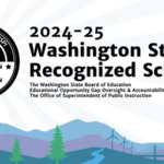 Text: 24-25 Wa State Recognized School with OSPI Logo