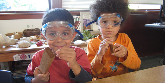 Students in a classroom