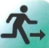 graphic of a person running