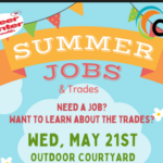 Summer Jobs and Trades Fair, Wed May 21st in Outdoor Courtyard at Chief Sealth, open to all at lunch