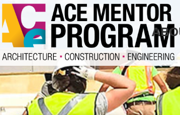 ACE mentor program logo and construction image