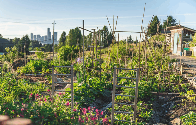 Picture of a community garden