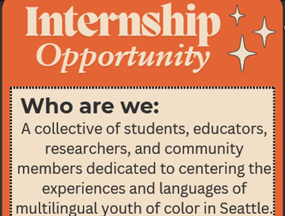 Internship for Multilingual students!