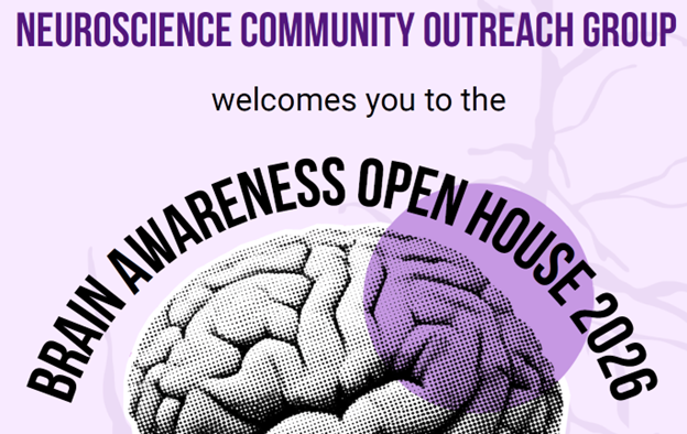 UW Neuroscience Open House flier on April 7