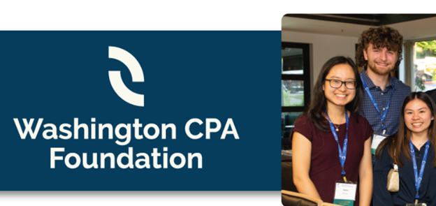 Washington State Certified Public Accountants Foundation Scholarship and photo