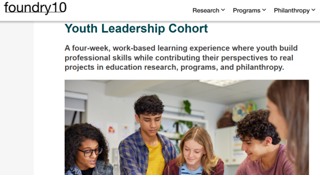 Foundry 10 Youth Leadership Cohort