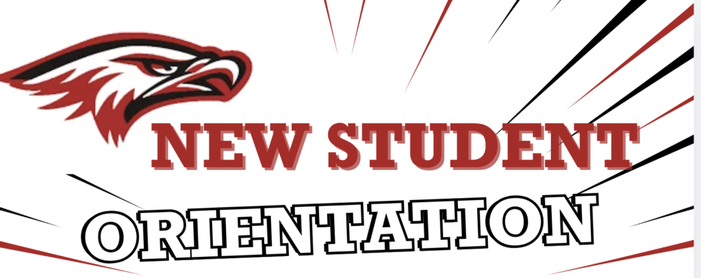 Eagle. Text: New Student Orientation