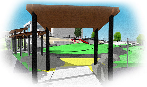 architect rendering of new concord playfield
