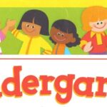 Kindergarten graphic with lot of happy faces