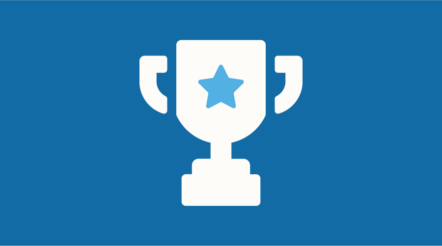 graphic of an award