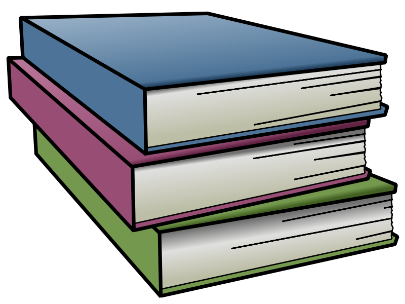 a stack of books