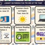 Library end of year reminders