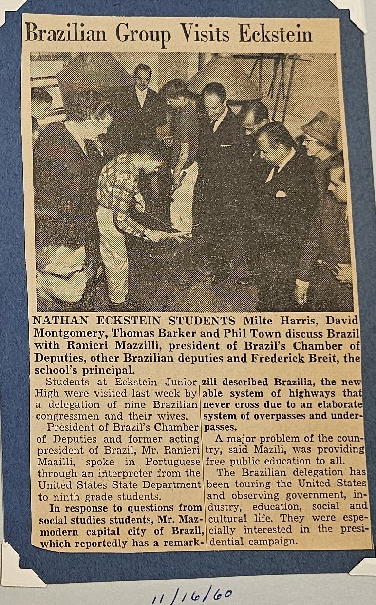 Brazilian Group Visits Eckstein news article
