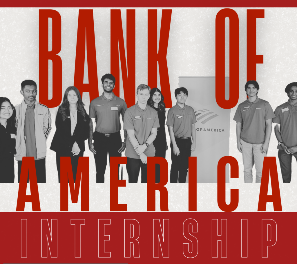 Bank of American Internship with students