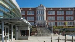 Front walkway of Garfield HS