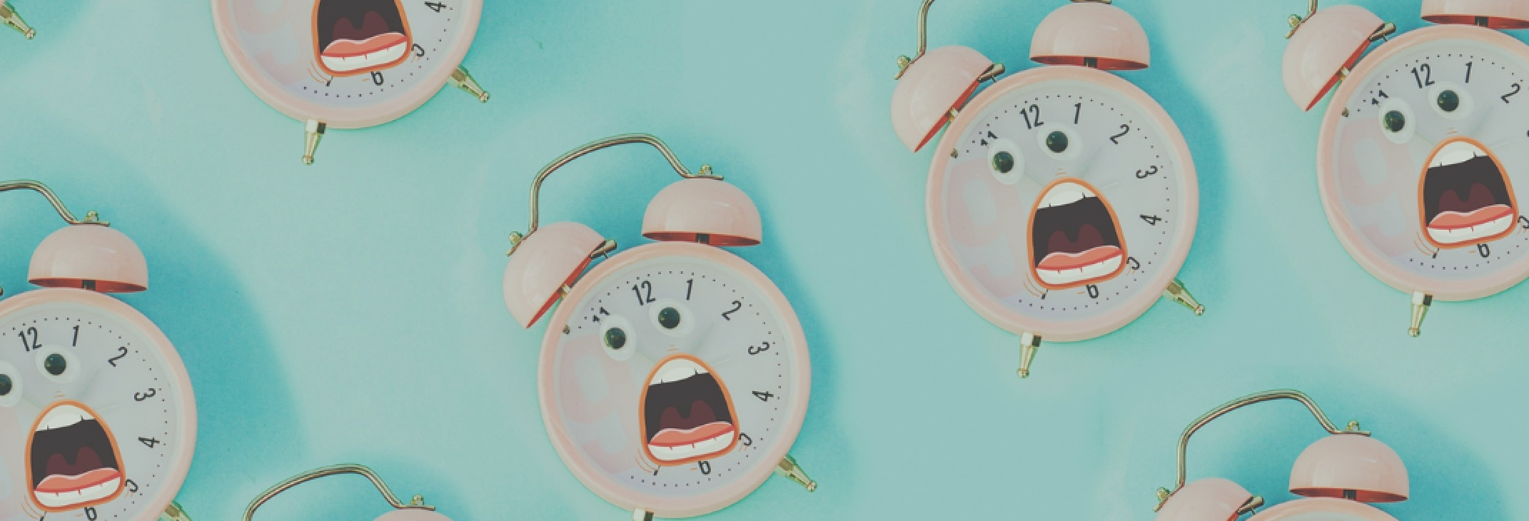 Clock Faces with mouths open