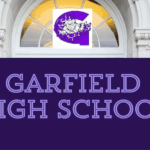 Image of GHS. Text: Garfield High School Newsletter.