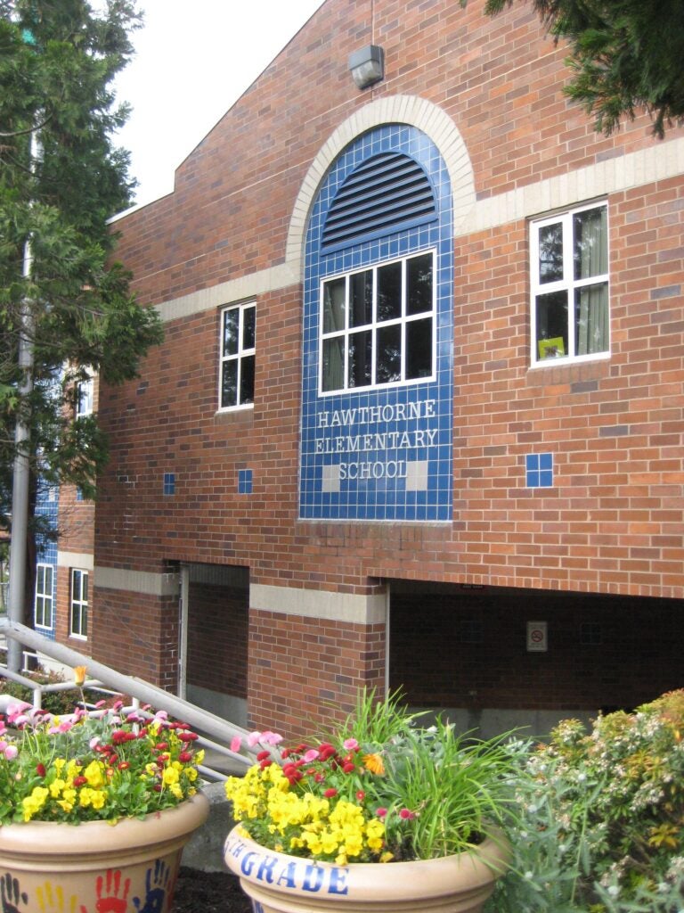 Hawthorne School Building Exterior