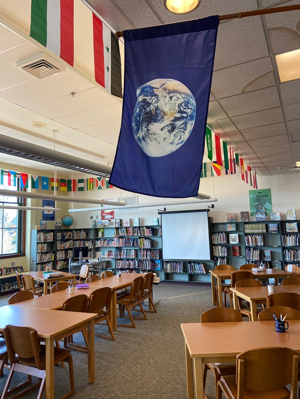John Stanford Elementary library