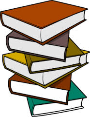 graphic stack of books