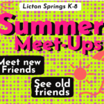 Licton Springs Summer Meet ups w/summer graphic
