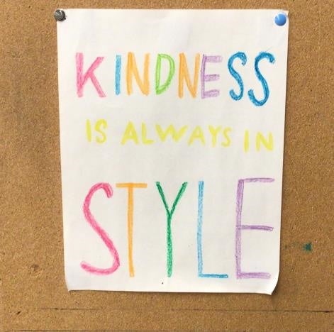 kindness is always in style