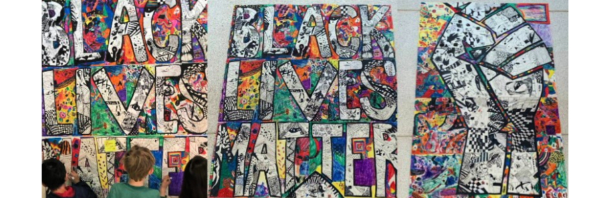 Black Lives Matter zentangle art work