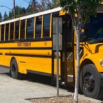 yellow school bus at Arbor Heights