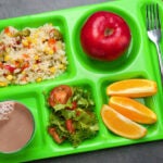 Picture of a school lunch