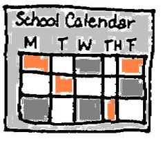 Graphic image of a calendar
