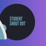 Megaphone. Text: Student Shout Out