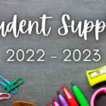 student supplies 2022-2023