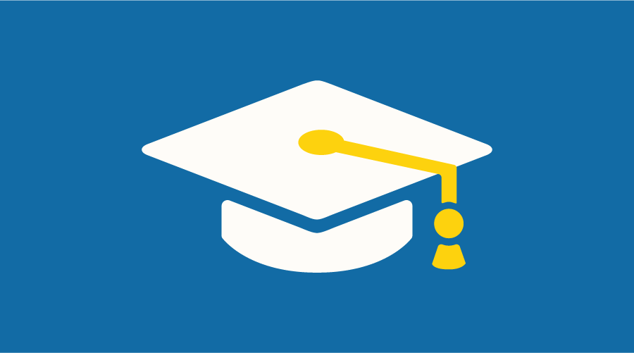 Graphic of a graduation cap
