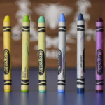 A group of crayons