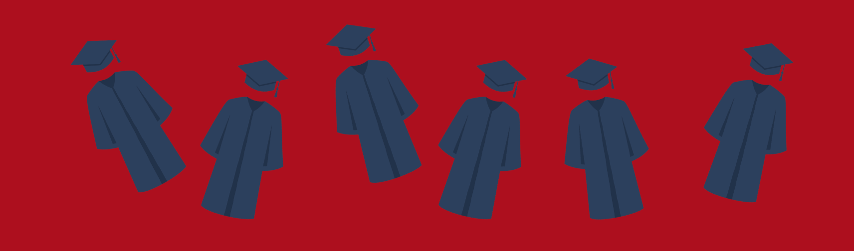 Cap and Gown Banner