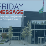 Principal Friday Message: Start of School Forms & School Day PSAT & SAT