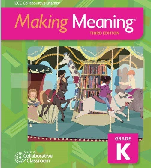 cover of textbook called making meaning: second edition