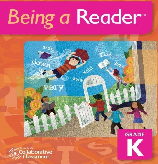 cover of textbook called being a reader