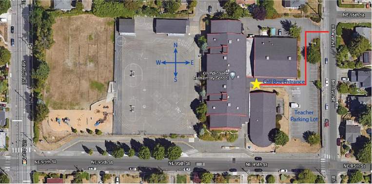 Map of school entrance