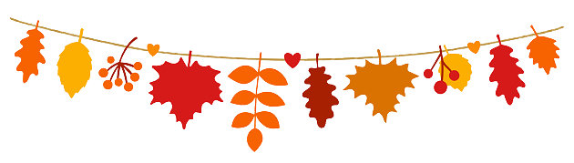 fall leaf banner