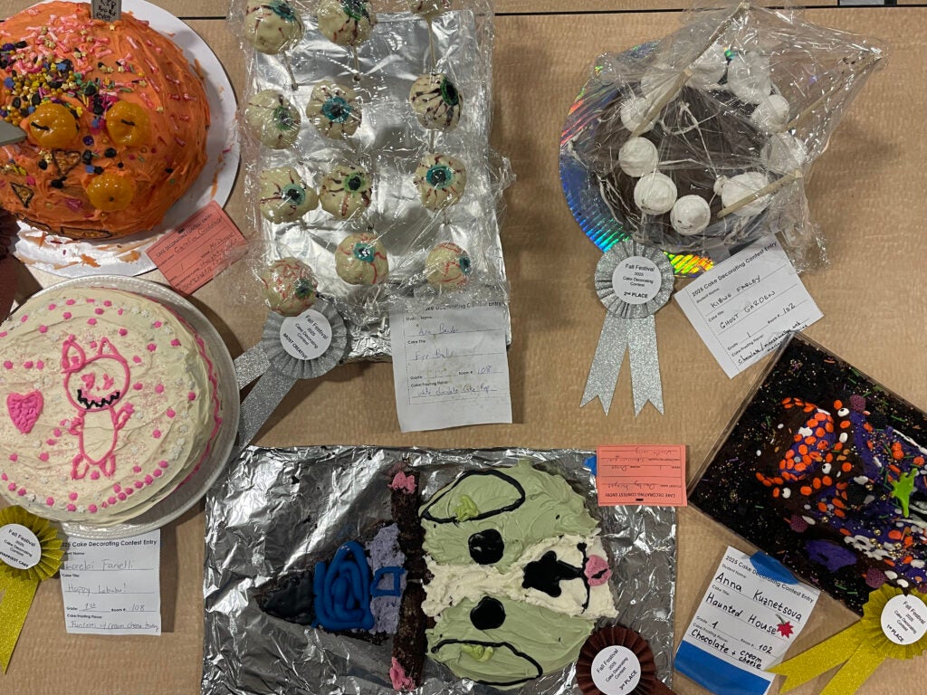 first grade cake contest winners