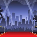 hollywood red carpet clipart