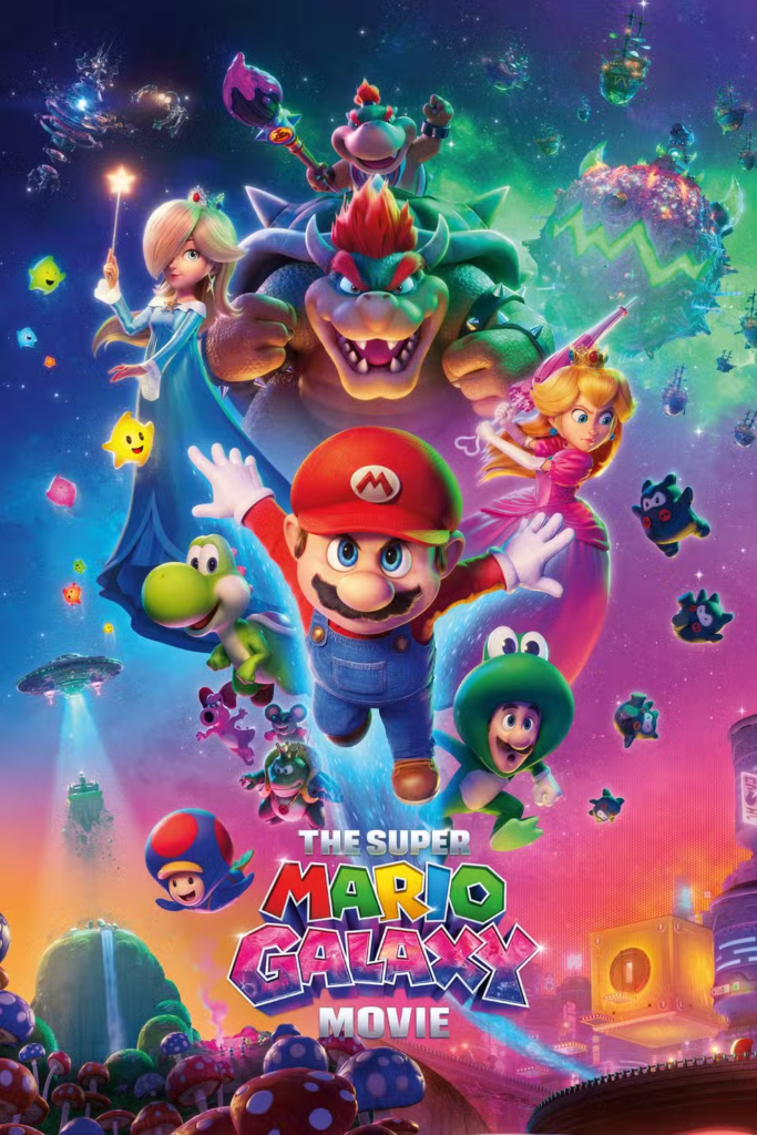 super mario galaxy movie poster