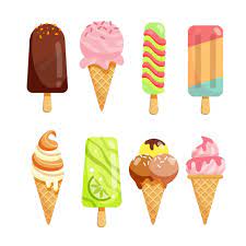 different kinds of ice cream